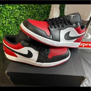 JORDAN 1 LOW (BRED) (Sz 9)